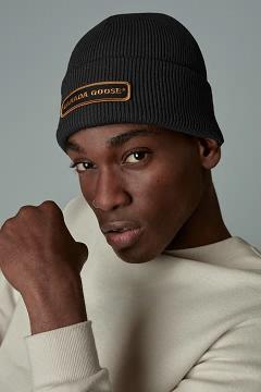 Accesorios Canada Goose Hombre Outlet - Emblem Gorros Negros WD3506298